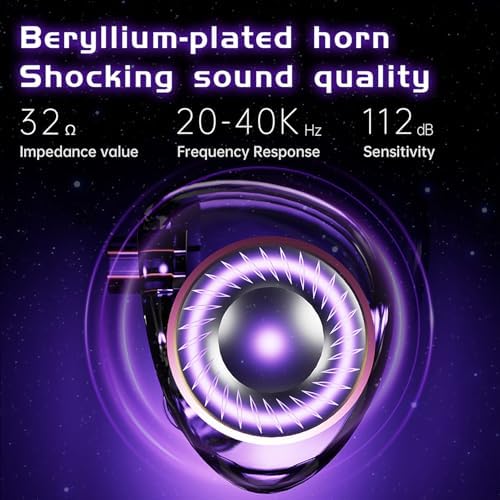 Unleash Superior Sound with ND Planet IEM Earphones – High-Fidelity Gaming and Music Earbuds Featuring 12 mm Dual Magnetic Drivers, Customizable Detachable 2-Pin Cable, and Advanced Noise Isolation for Audiophiles, DJs, and Musicians – Ultimate Comfort and Cross-Device Compatibility for Immersive Listening Experiences