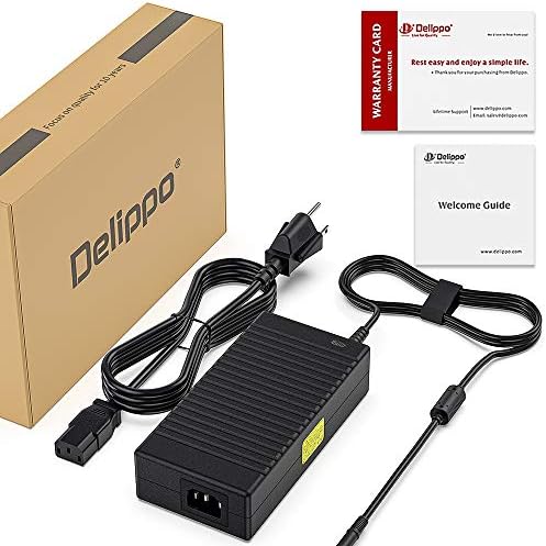 Delippo 19.5 V 11.8 A 230 W Laptop AC Adapter Charger for ASUS ROG Zephyrus & Zen Book Pro – Premium Compatibility with Enhanced Safety Features, Fast Charging Technology, and Built-in Protection Mechanisms – Ideal Replacement for ADP-230 GB B Models – Compact Design with LED Indicator for Effortless Use