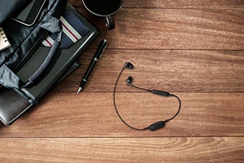 Panasonic RP-HJE120 B-K Bluetooth Earbud Headphones – Ergonomic In-Ear Design with Microphone and Quick Charge Functionality – Perfect for Music Lovers and Professionals – Seamless Connectivity, Enhanced Compatibility, and Hands-Free Calling for Ultimate Convenience