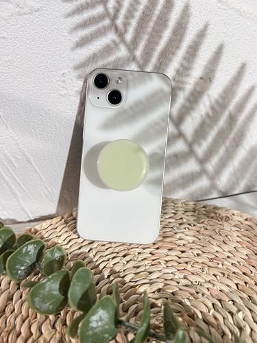 Stylish Handmade Resin Phone Grip Stand – Collapsible Cell Phone Holder for Enhanced Usability and Comfort – Chic Transparent Base for Smartphones & Kindles – Cute, Portable Accessory Ideal for On-the-Go Hands-Free Viewing