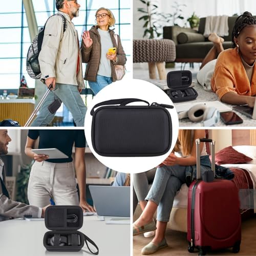 co2 CREA Green Hard Case for Anker Mag Safe UFO 3-in-1 Mag Go Wireless Charger Station – Travel-Friendly Foldable Charging Pad Protector with Enhanced Compatibility and 15 W Fast Charging Capability, Ideal for On-the-Go Charging Solutions