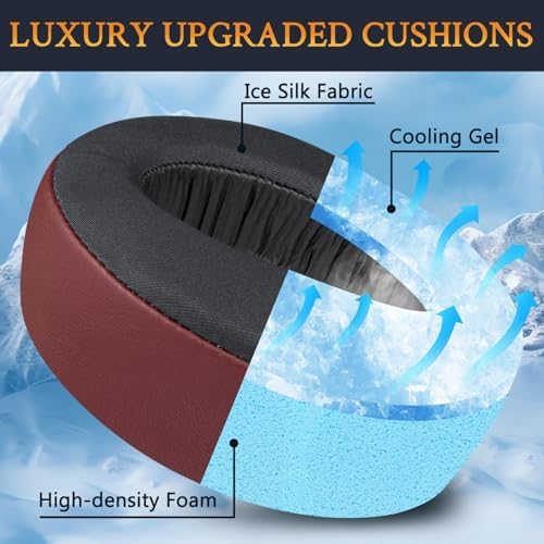 SOULWIT Premium Cooling-Gel Earpads for Sony PS5 Pulse 3 D Wireless Headset – Noise-Isolating Cushions for Enhanced Comfort and Gameplay – Effortless Installation, Sleek Black Design for Ultimate Gaming Experience