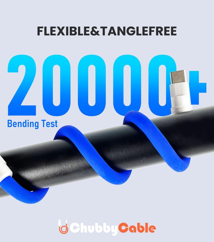 Ultimate 100 W USB Type C Fast Charging Cable for Steam Deck – 6.6 ft Durable Silicone Charger with Tangle-Free Design, Ideal for Gamers & Tech Lovers, Superior Power Delivery for All USB-C Devices
