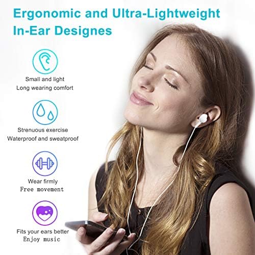 Premium USB C Wired Earbuds 4 Pack – Hi-Fi Stereo Headphones with Built-In Microphone and Remote for Samsung Galaxy S23/S22, i Pad Pro, and Pixel 7 – Exceptional Sound Quality and Ergonomic Comfort for Daily Use