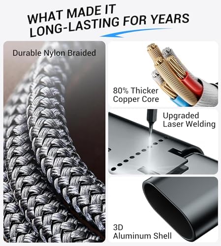 Temdan 3-in-2 USB C Charging Cable: Versatile Multi-Device Charger for Apple Watch Ultra, SE & i Phone 12-16 – Rapid Charge, Compact Travel Essential – Stylish Pink Smartwatch Accessory for On-the-Go Power Solutions