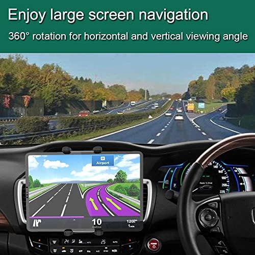 Universal 360° Rotating Car Tablet Holder with CD Slot Mount – Securely Fits 4-13″ Devices Including i Pad Pro and Galaxy Z Fold – Transform Your Vehicle into an Entertainment Hub with Effortless Installation and Enhanced Stability for Work and Leisure
