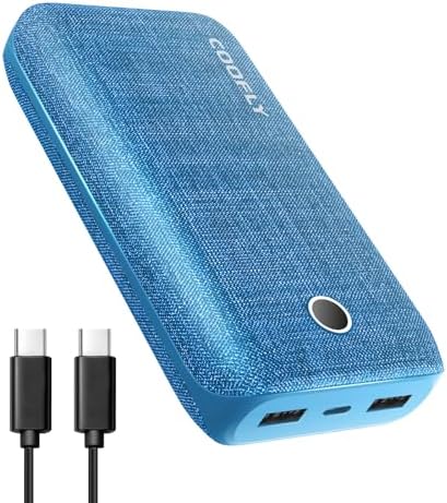 High-Capacity 20000 m Ah Portable Charger – Fast Charging Power Bank with USB-C Input/Output and Dual Ports for i Phone & Android Devices – Ultimate Reliability for On-the-Go Charging