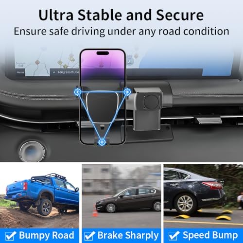 Elevate Your Driving Experience with the Custom-Fit Dashboard Phone Holder for Genesis G70 (2022-2025) – Effortless Installation, Secure Navigation, and Hands-Free Accessory – Stylishly Designed Mobile Device Mount with 360-Degree Adjustable Viewing Angles for Ultimate Convenience and Safety