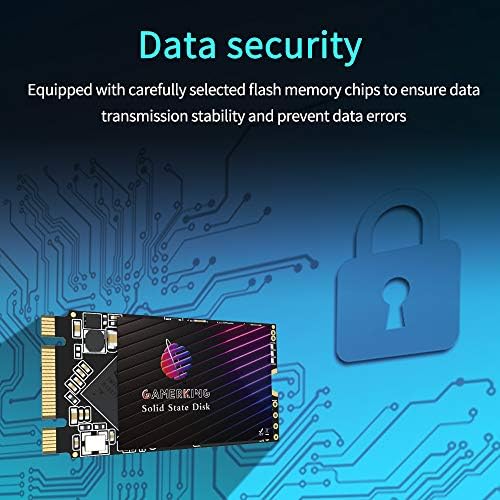 Transform Your Computing with GAMERKING 120 GB m SATA SSD – Lightning-Fast Internal Solid State Drive for Desktops and Laptops, SATA III 6 Gb/s for Superior Speed and Reliability