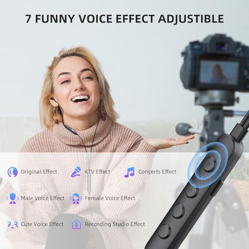 USB C Earbuds with Deep Bass & Noise Cancellation: Premium Headphones for i Phone, Galaxy, and Pixel with Voice Modulation for Karaoke Fun – Crystal-Clear Calls & Portable Case for Ultimate Sound Experience