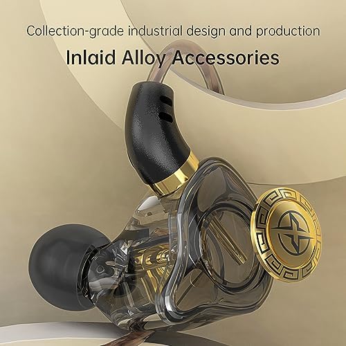X1 Professional In-Ear Monitor Headphones – Ultimate Wired Earbuds with Dynamic Sound and Advanced Noise Isolation for Musicians | Type-C Connectivity for Modern Devices & Integrated Microphone for Effortless Communication | Ergonomically Designed for Extended Comfort and Performance Optimization