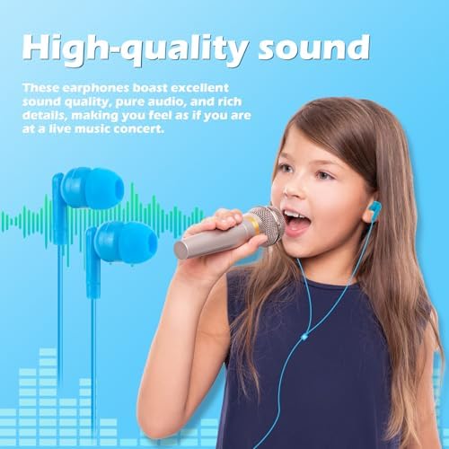 Classroom Audio Excellence: 30-Pack Colorful 3.5 mm Earbuds for Engaging Learning – Durable, Lightweight Headphones Designed for Kids and Adults – Maximize Focus with Superior Sound Clarity and Fun Interaction in Every Lesson