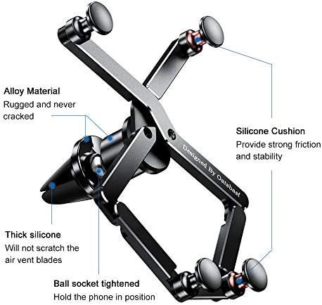 Revolutionize Your Driving Experience with the OATSBASF 360° Rotatable Car Vent Phone and Tablet Mount – Ultimate Compatibility for Samsung Galaxy Z Fold Series, Google Pixel 9 Pro, and i Phone 16, 15, 14 – Effortless Installation, Stylish Design, and Enhanced Safety for Hands-Free Navigation and Connectivity
