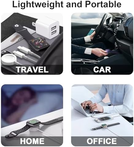 Revolutionary 3-in-1 Magnetic Charging Cable: MFi Certified Fast Charger for Apple Watch, i Phone, and Galaxy Devices – 12 W Power Delivery with 4 FT Flexibility for Seamless Charging – Perfect for Apple Watch Series Ultra, SE, 4-9, i Phone 16/15/14, Galaxy S23 – Effortless Charging Experience for Tech Savvy Users on the Move