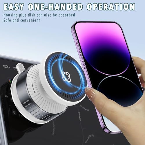 Next-Level 360° Magnetic Car Phone Holder for Mag Safe – Premium Auto Suction Cup Mount with Universal Compatibility for Smartphones & Vehicles – Enhanced Safety Features, Effortless Installation, and Optimal Viewing Angles for a Seamless Driving Experience