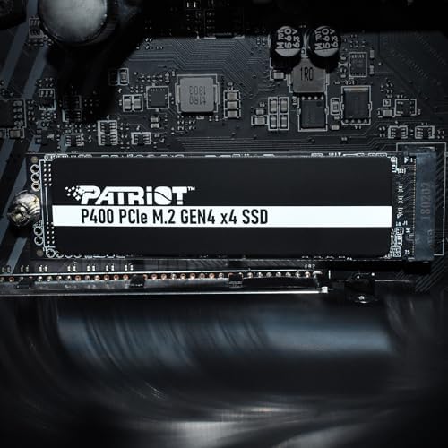 Patriot Memory P400 Lite 500 GB M.2 PCIe Gen 4 SSD – Ultimate High-Speed NVMe Storage for Gaming and Content Creation – Reliable Performance with Enhanced Thermal Management and 3-Year Warranty – Upgrade Your System Now!