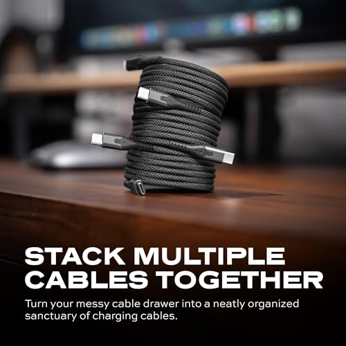 Elevate Your Charging Experience with the STATIK Mag Stack Pro USB C Magnetic Cable – 100 W Fast Charging, 6 FT Length for Ultimate Flexibility, Durable Design Optimized for i Phone 16 Pro Max & Samsung Galaxy S21 – Enjoy Tangle-Free, Efficient Power Solutions for Modern Lifestyles