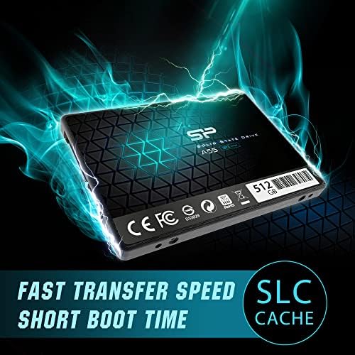 Transform Your Device with Silicon Power 1 TB SATA III SSD – High-Speed 3 D NAND Storage, SLC Cache Performance Boost, Compact 2.5″ Design for Seamless Upgrades and Enhanced Productivity