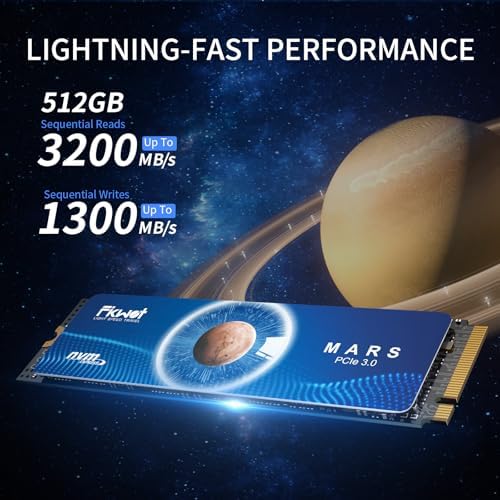 Revolutionize Your Computing with FN501 Pro 256 GB NVMe SSD – High-Speed M.2 2280 PCIe Gen3 Internal Drive with Graphene Cooling, Achieving Up to 3,500 MB/s for Unmatched Performance in Gaming and Multitasking, Compatible with Laptops & Desktops