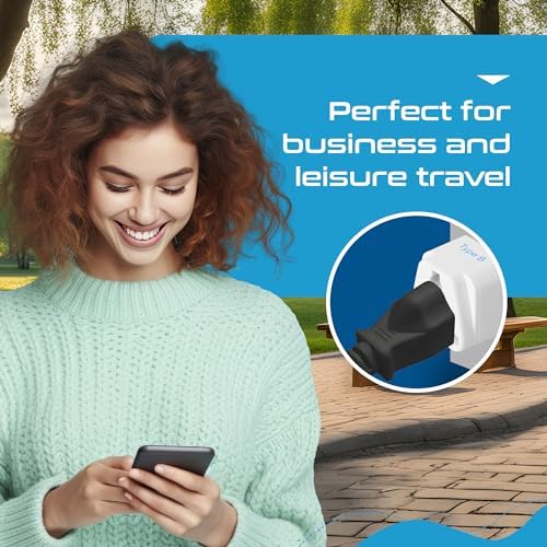 Ultimate Compact Travel Power Adapter for UK & Ireland – Dual USB & USB-C Fast Charger with 3.1 A Output – Type G Plug Converter for Seamless Global Connectivity in Hong Kong, England, Dubai, and Saudi Arabia – Safe, Efficient Design for Smart Travelers