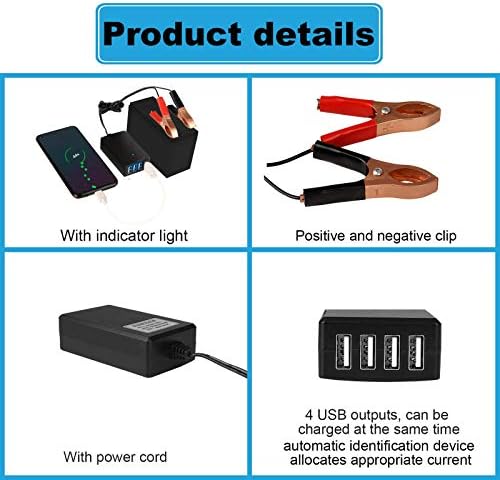 High-Efficiency 68 W USB Step Down Power Converter: Multi-Port 12 V to 5 V Charger for i Phone, Android, Samsung & Tablets – Ultimate Compatibility & Rapid Charging Solution for Home and Travel Use