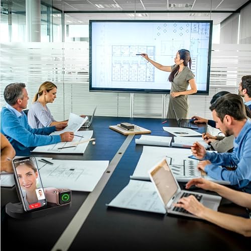 Ultimate 3-in-1 Qi-Certified Wireless Charging Station for i Phone, Apple Watch & Air Pods – Fast, Efficient & Tangle-Free Multi-Device Charger for Home and Office Convenience, Enhance Your Charging Experience with Sleek Design and Safety Features