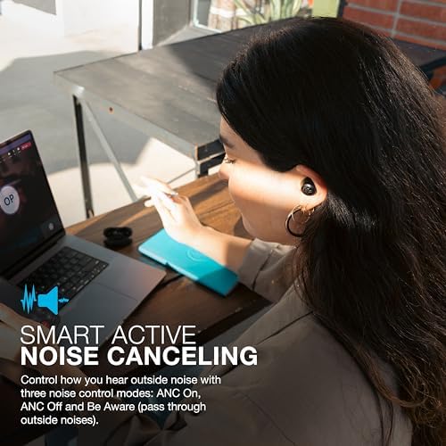 JLab JBuds ANC 3 True Wireless Earbuds – Ultimate 42-Hour Playtime with Smart Active Noise Canceling, Custom Sound Profiles via App, and Seamless Multipoint Connectivity for Effortless Device Switching and Enhanced Audio Performance