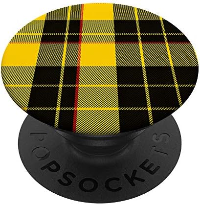 Mac Leod Tartan Plaid Pop Socket – Durable and Stylish Mobile Grip Enhancing Safety and Functionality, Perfect Scottish Clan Heritage Gift for Smartphone Enthusiasts
