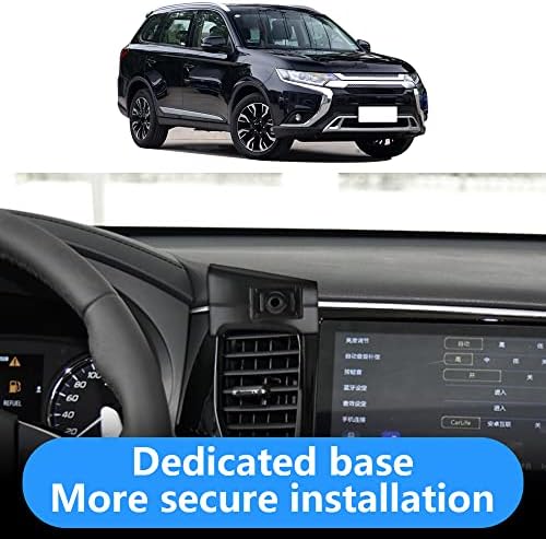 Mitsubishi Outlander 2022-2024 Car Phone Holder: Premium Dashboard Mount with Adjustable Viewing Angles, Built-in Charging, and Enhanced Smartphone Compatibility for Safe Navigation and Connectivity
