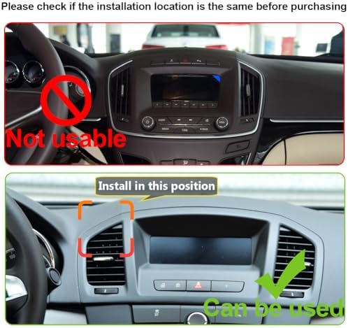 Premium Car Phone Holder for 2018-2020 Buick Regal Sportback & Regal Tour X – Secure Auto Lock Hands-Free Smartphone Mount with 360° Rotation for i Phone & Android – Enhance Safety and Navigation Convenience