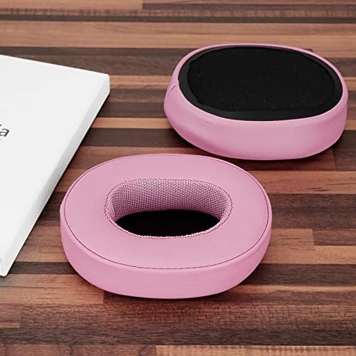 Geekria NOVA Premium Replacement Ear Pads for Skullcandy Crusher Wireless, Crusher EVO, Crusher ANC, Hesh3, Hesh EVO, Hesh ANC, Venue ANC Headphones – Stylish Pink Memory Foam Cushions for Enhanced Comfort, Sound Quality, and Easy Installation