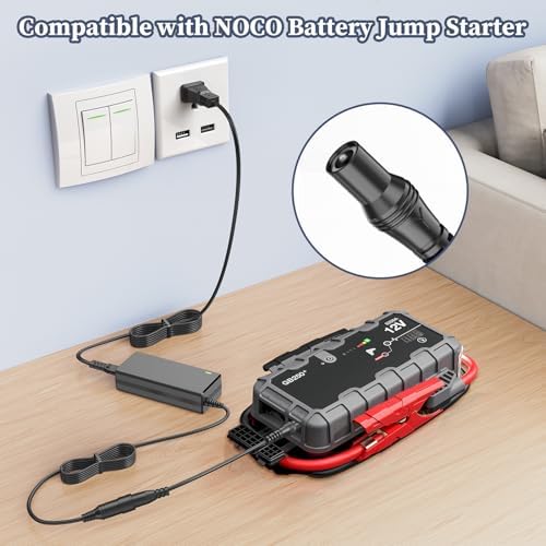 Essential 14 V 56 W AC Power Supply for NOCO Jump Starters – Rapid Charging Solution Compatible with GB70, GB150, GB250+, GB251+, GB500 Models – Compact & Safe Emergency Tool for Instant Vehicle Assistance