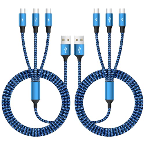 240 W 4-in-1 USB C Charging Cable – 6 FT Multi-Device Power Solution with LED Indicator for i Phone 16/15/14 Pro, Mac, i Pad, Samsung S25/S24 – Fast Charging Compatibility, Durable Design for Home & Travel