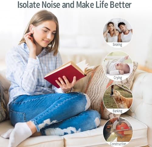 Bluetooth 5.3 Wireless Sleep Earbuds for Side Sleepers – Comfortable Noise Blocking Headphones with Mic for Work, Relaxation & Sports – Enhanced Connectivity, Invisible Design, Perfect for Nighttime Tranquility and Daily Use