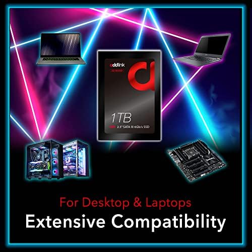 Elevate Your Gaming and Productivity with Addlink S20 512 GB SATA III Internal SSD – Experience Blazing Fast 500 MB/s Read Speed for PS4, Laptops, and PCs, Effortlessly Enhance Performance and Expand Storage Capacity Today!