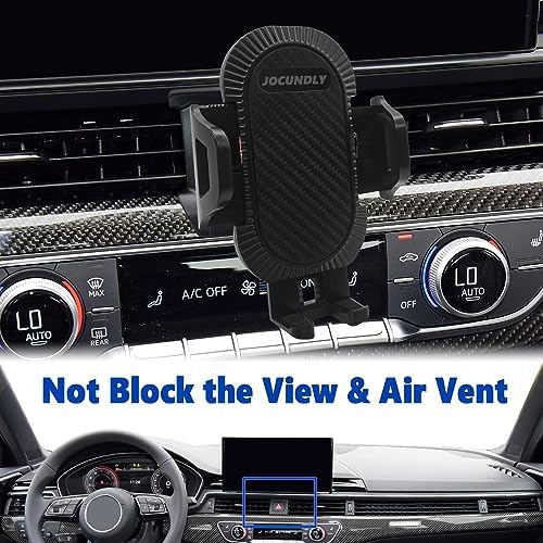Audi A4/A5/S4/S5/RS4/RS5/Allroad Phone Holder Mount (2017-2024) – Thick Case Friendly Air Vent Cradle for Optimal Navigation and Hands-Free Calling – Durable & Stylish Mobile Device Accessory for All Smartphones
