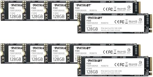 Experience Next-Level Speed with Patriot P300 512 GB M.2 PCIe Gen 3 SSD – The Ultimate Low-Power Internal Drive for Gaming and Productivity Enhancements