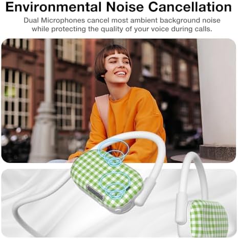 Purity Air Open Ear Headphones – Advanced True Air Conduction Wireless Bluetooth Earbuds with Dual Mic for Clear Calls – Ergonomic, Sweat-Resistant Design for Active Lifestyles – Compatible with i Phone & Android – Ultimate Comfort and Audio Awareness