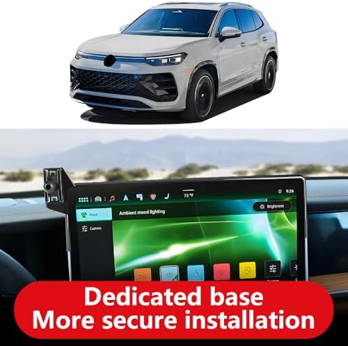 VW Tiguan 2018-2024 Premium Car Phone Holder – Custom-Fit Mobile Mount for Effortless Navigation & Hands-Free Calls – 360-Degree Rotating Auto Accessory – Sturdy & Stylish Design to Elevate Your Driving Experience