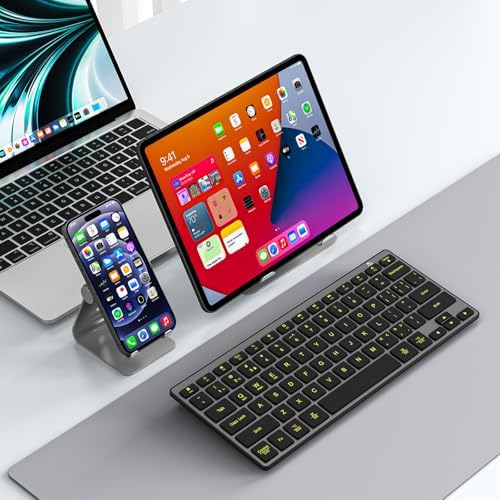 Experience Ultimate Comfort with the BFRIENDit Ultra-Quiet Wireless Keyboard – Sleek 2.4 GHz Connection for Mac & Windows, Slim Chocolate Key Design for Effortless Typing and Enhanced Productivity, Perfect for Home, Office, and Smart TV Use – Effortless Connectivity Meets Stylish Functionality