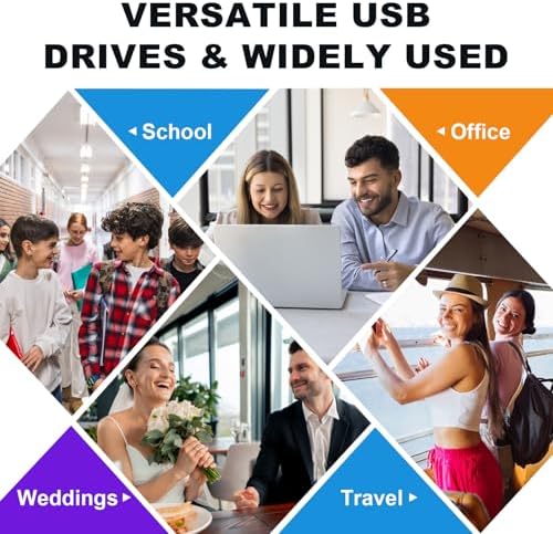 Maximize Your Storage with 10-Pack 8 GB USB Flash Drives – Portable Swivel Memory Sticks for Effortless Data Backup & Transfer, Ideal for Students & Professionals with Lanyards for Easy Access