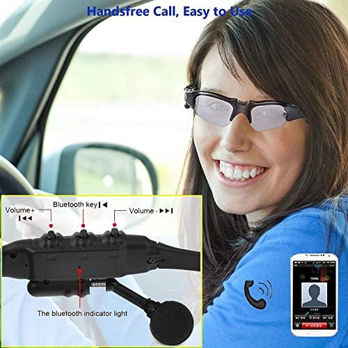 Elevate Your Outdoor Experience with Wireless Bluetooth MP3 Sunglasses – Polarized Music Shades with Stereo Headphones for Seamless Connectivity and Ultimate Comfort – Compatible with i Phone, Samsung, and Most Smartphones – Lightweight Design for All-Day Wear – Ideal for Active Lifestyles