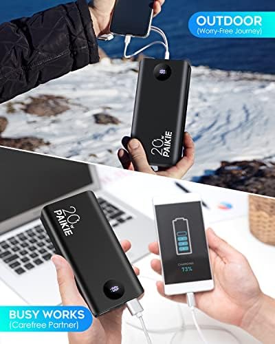 High-Capacity 26800 m Ah Portable Charger Power Bank – PD 20 W Fast Charging Battery Pack with USB-C & Type-C Compatibility for i Phone, i Pad, Samsung Galaxy, and More – Ultimate Travel Power Solution with Smart Charging Technology