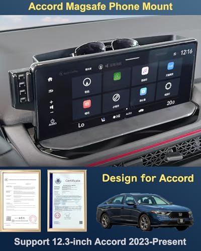 Custom-Fit 15 W Fast Wireless Charger & Phone Mount for 2024 Honda Accord – Universal Compatibility for All Smartphones, Effortless Installation, and Enhanced Driving Safety Accessory