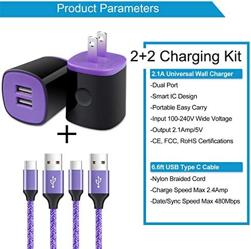 Ultra-Fast Type C Charger Cable for Samsung Galaxy S Series – High-Speed USB-C Charging Solution with Compact Wall Adapter for Unmatched Compatibility and Durability – Ideal for Busy Lifestyles and Travel Needs