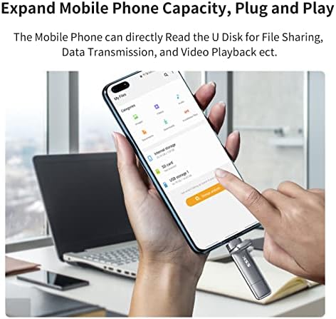 Unlock Superior Data Transfer with the SSK 128 GB Dual USB C Flash Drive – The Ultimate 2-in-1 Type C and USB A 3.2 Gen2 Storage Solution for i Phone 15, Thunderbolt 3, Android Devices, and More – Lightning-Fast Speeds Up to 550 MB/s for Effortless File Sharing and Backup – Compact, Durable, and Compatible Across All Devices!