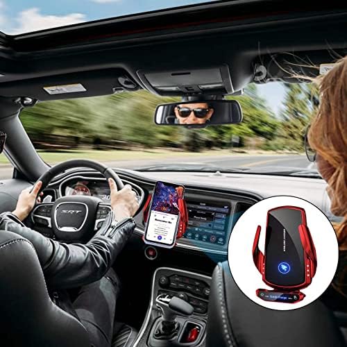 Revolutionize Your Commute with the 15 W Wireless Car Charger Mount – Auto-Clamping Phone Holder for Seamless Android Compatibility, Fast Charging & Effortless Access in Sleek Black Design for Every Vehicle Interior