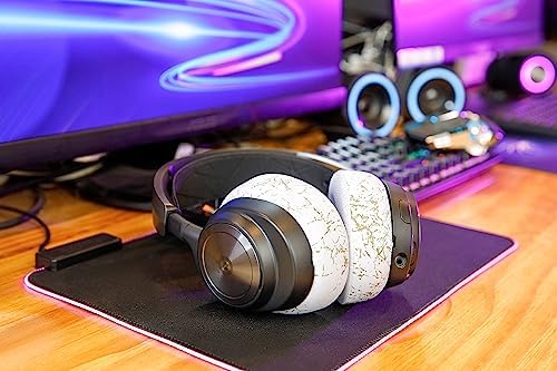 Experience Ultimate Comfort with WC Freeze Nova Pro Wireless Cooling Gel Earpads for Arctis Nova Pro – Exclusive 90’s Black Design, Enhanced Durability & Sound Isolation, Tailored Fit for Gamers Seeking Maximum Performance and Prolonged Play Sessions