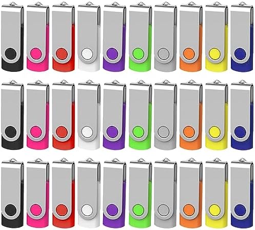 Vibrant 10-Pack 512 MB Swivel USB Flash Drives – Portable Memory Sticks for Effortless Data Storage, Durable Design with Mixed Colors for Easy Identification – Perfect for Students and Professionals on the Go!