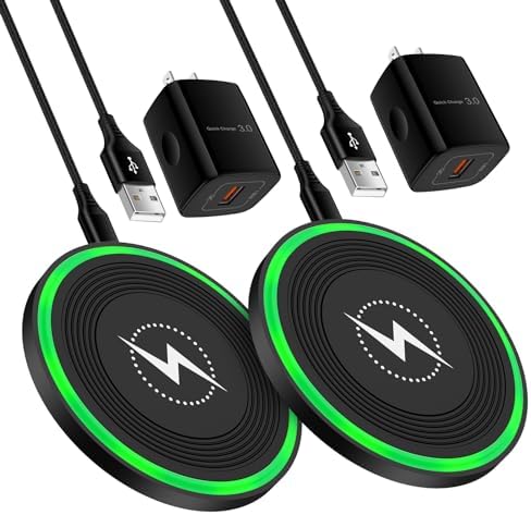 15 W Ultra-Fast Wireless Charging Pad with QC Adapter – Universal Charger Mat for Samsung Galaxy S25/S24/S23 Ultra & i Phone 16/15/14/13 Pro Max – Sleek Design, Enhanced Safety, and Rapid Power Delivery for Busy Lifestyles
